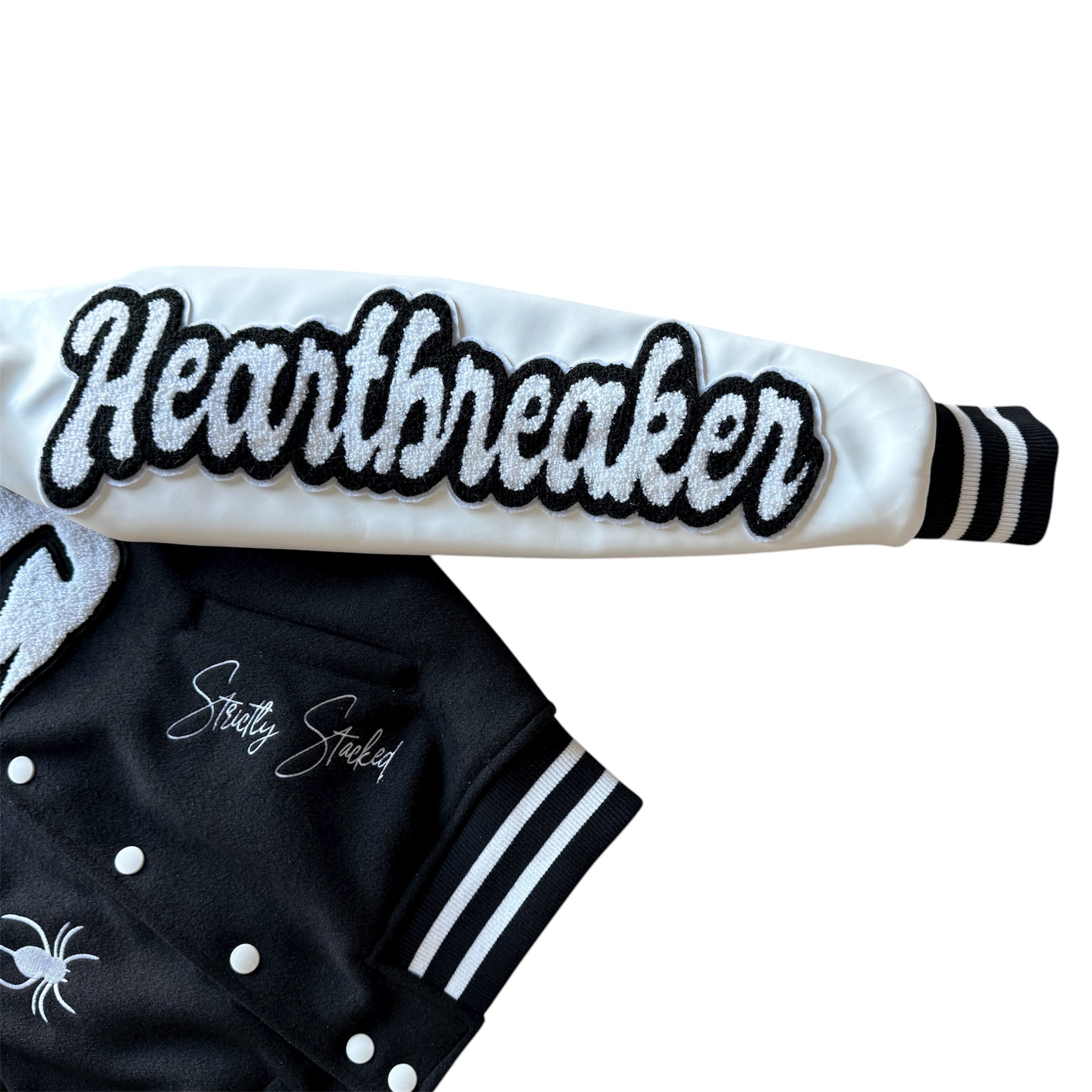 Midnight Heartbreaker Varsity Jacket