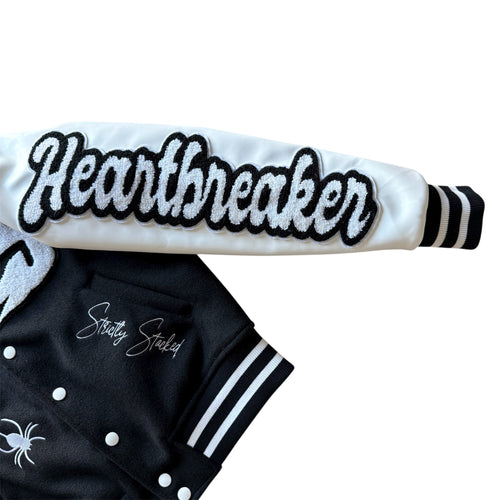 Midnight Heartbreaker Varsity Jacket
