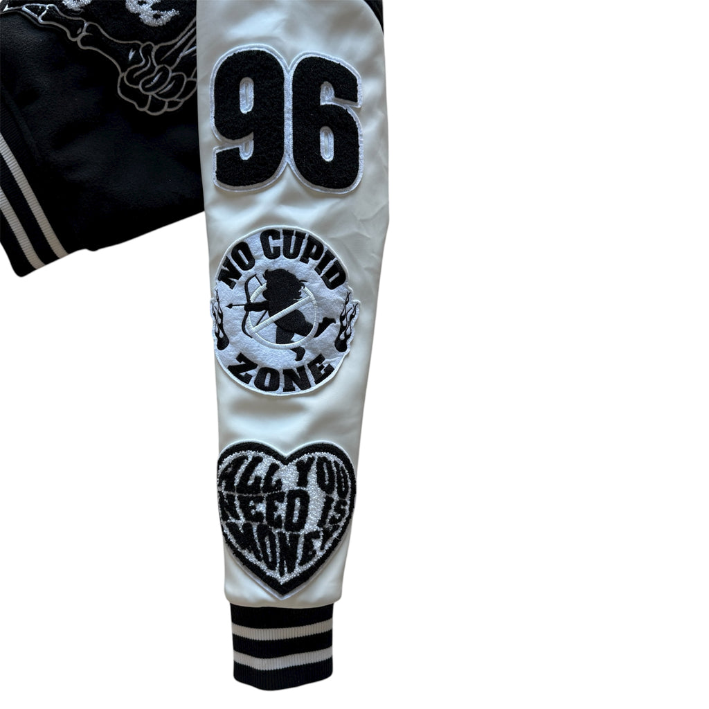 Midnight Heartbreaker Varsity Jacket